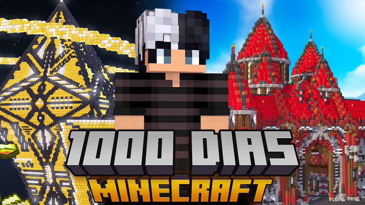 SOBREVIVI 1000 DIAS NO MINECRAFT SURVIVAL - FILME