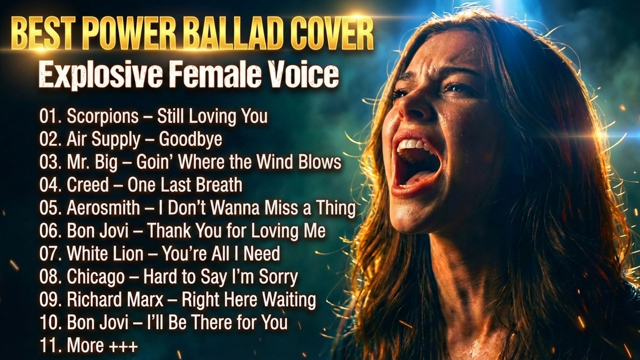 Scorpions – Still Loving You, Air Supply – Goodbye +++ | Rock Ballads with Powerful Female Vocals🕊️
