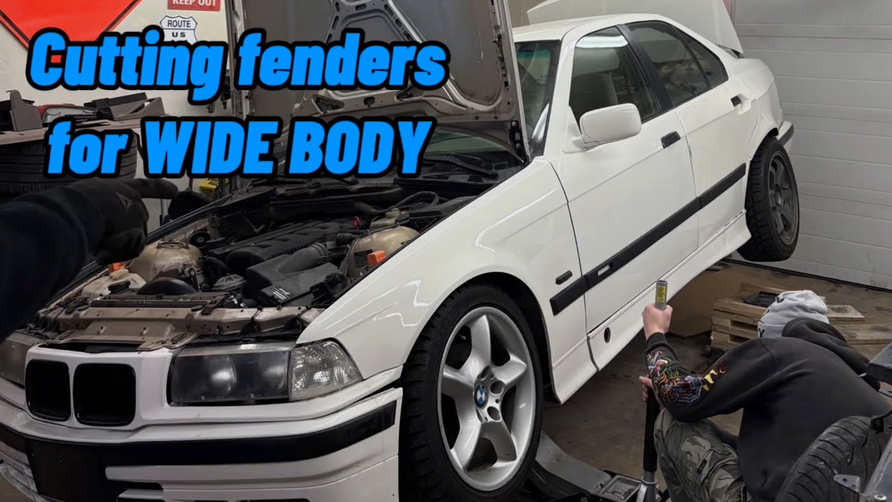 How to cut fenders for WIDEBODY/OVERFENDERS!