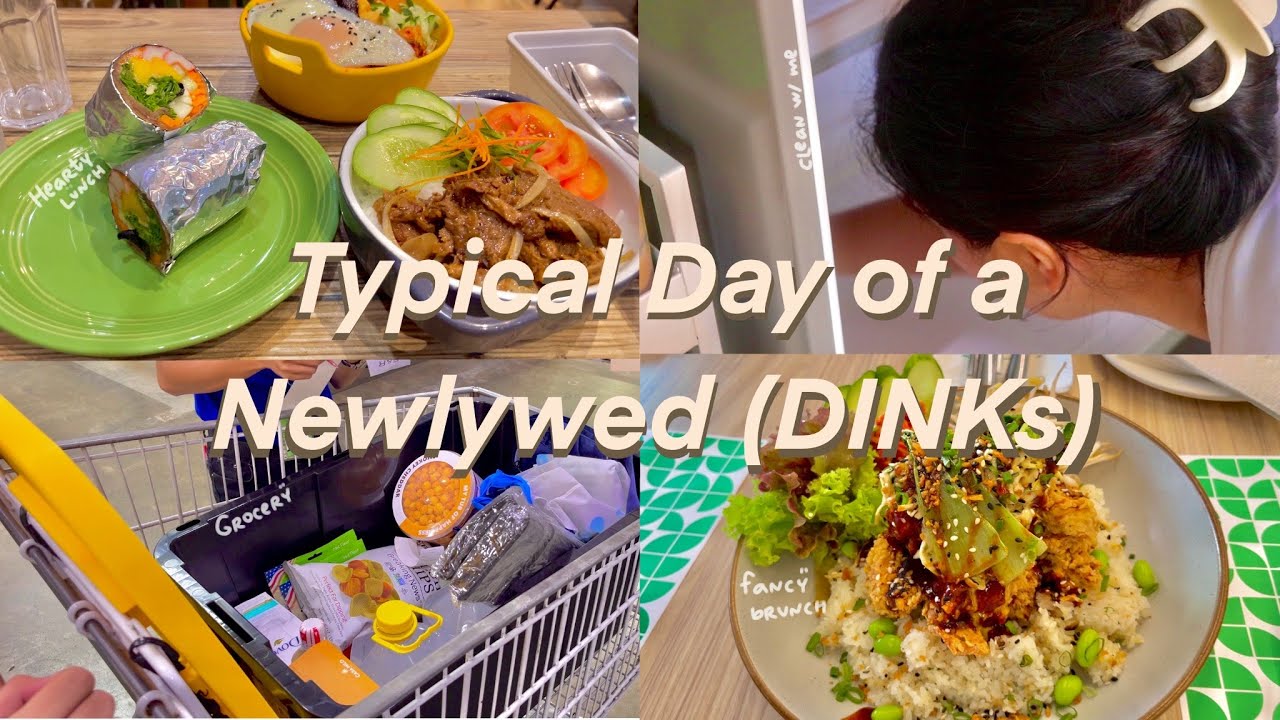 DITL of a Newlywed 12 | Quick Reset & Groceries | DINKs - Dual Income No Kids😊🐶🍽🛒🧹