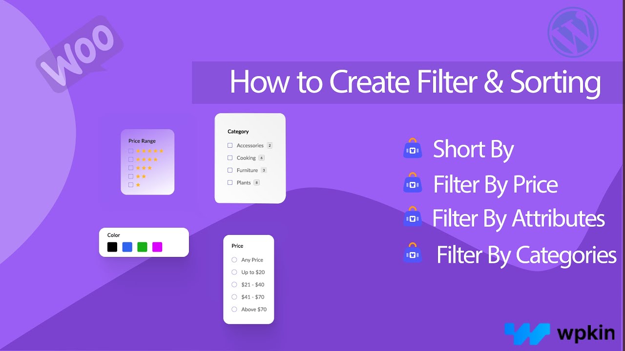 How to Set Filter & Sorting in product Layouts