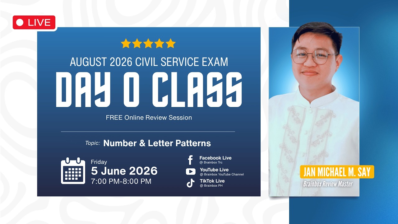 Brainbox Online Civil Service Review | Day 0 - June 5, 2026