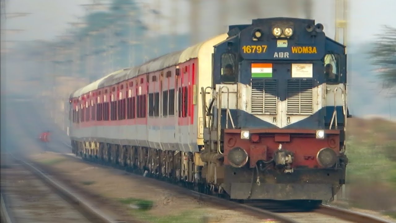 First Run of 12982 Asarva - Jaipur Express | Indian Railways