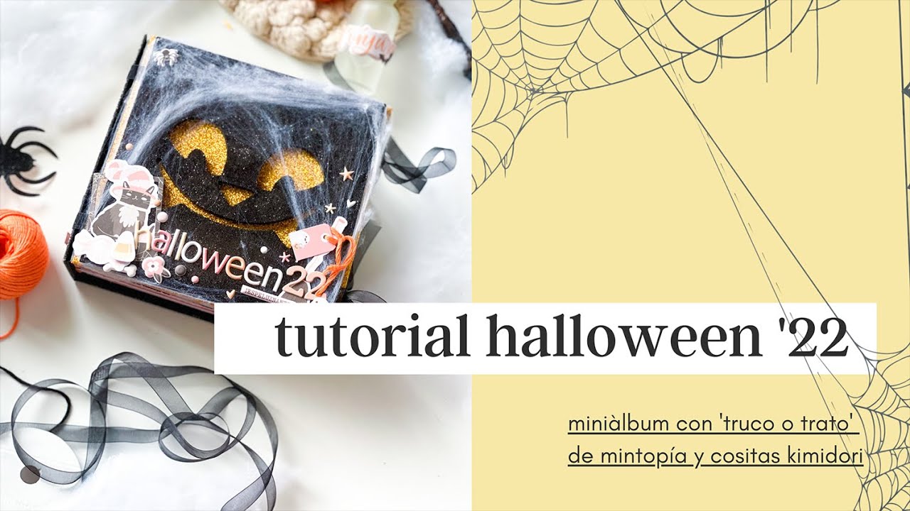 Tutorial Miniàlbum de Halloween de Scrapbooking 2022 | NUNUSITE |