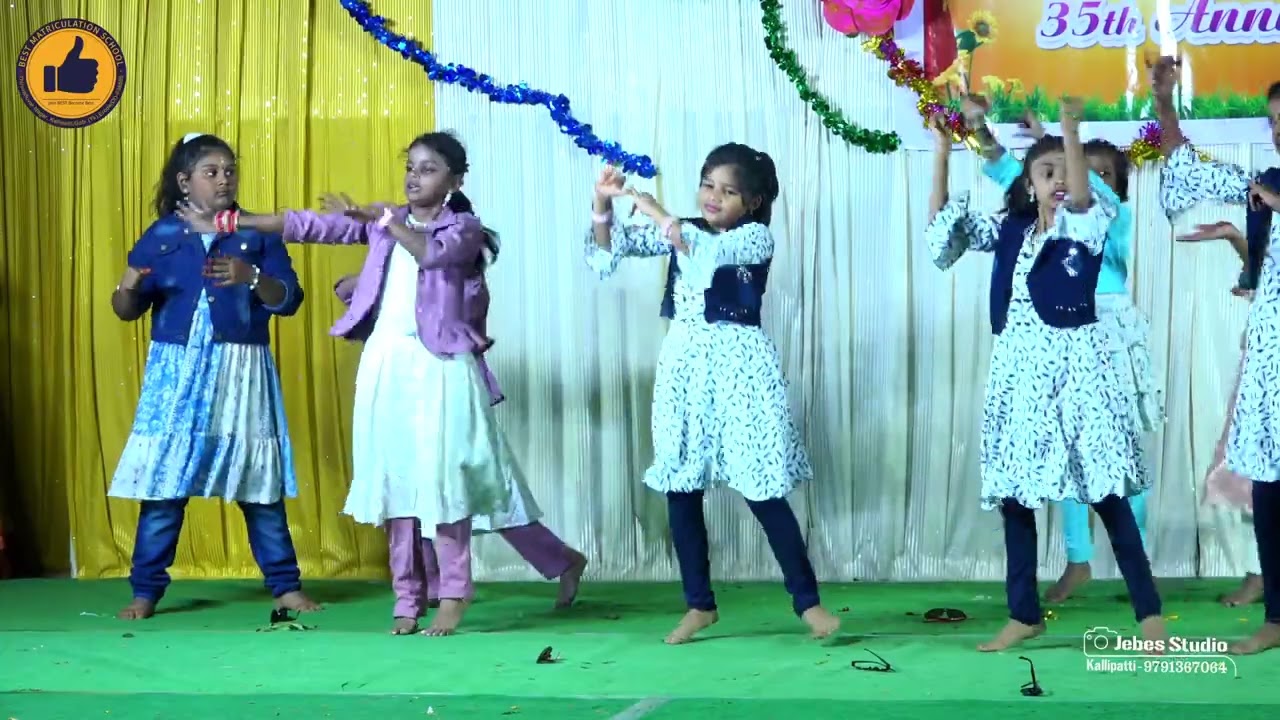 BEST SCHOOL 2025-26 ANNUAL DAY - 4TH GIRLS (MIXED SONG)
