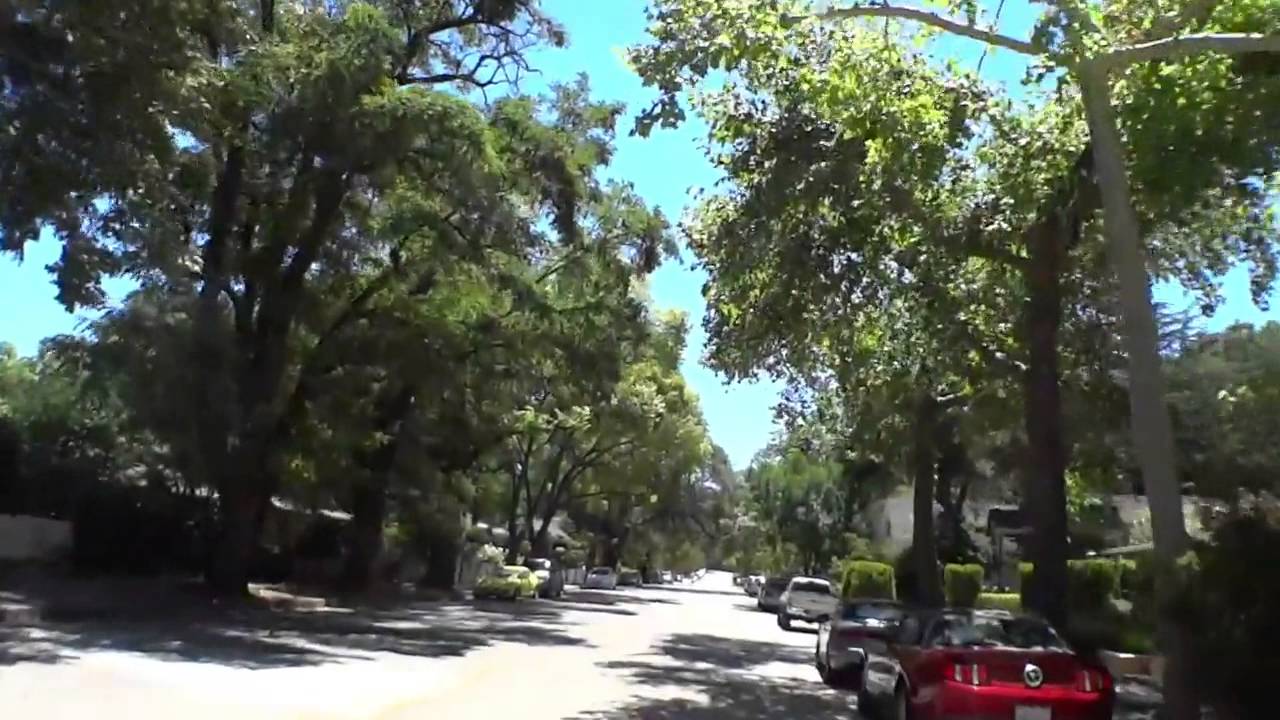 Almond Grove historic district drive-through