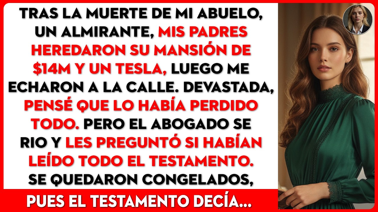 Mis padres heredaron la mansión de $14M de mi abuelo almirante… Luego el abogado pasó la página