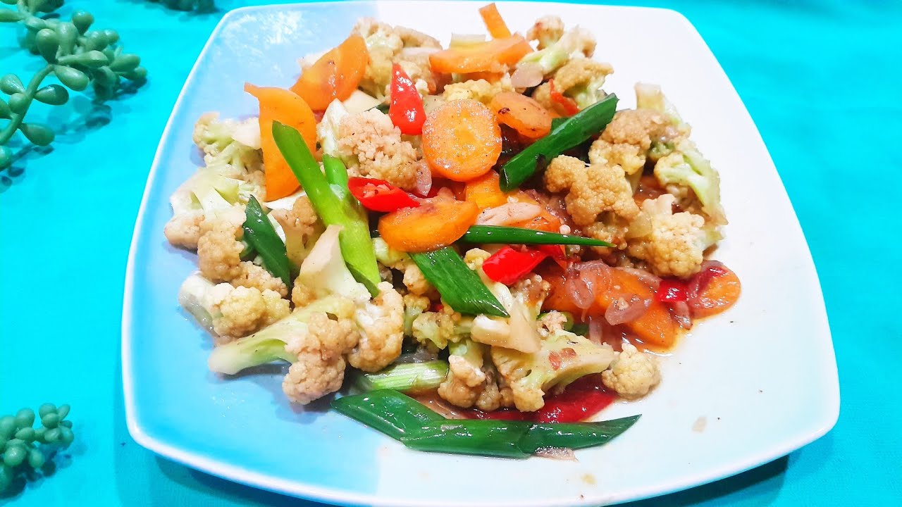Tumisan kembang kol yang simple dan rasanya enak..❤️