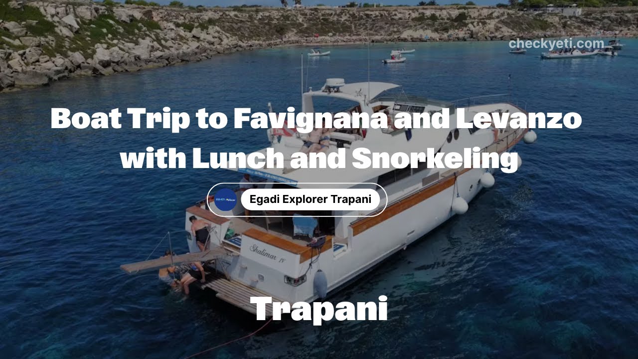 Favignana & Levanzo Boat Tour with Snorkeling & Lunch | CheckYeti