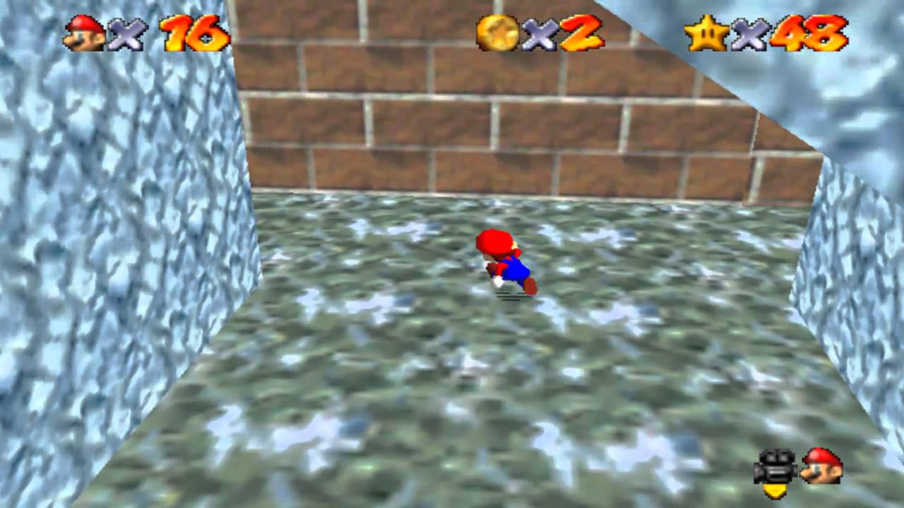 Super Mario 74 Walkthrough Part 9: Frozen Slide [No Save States]