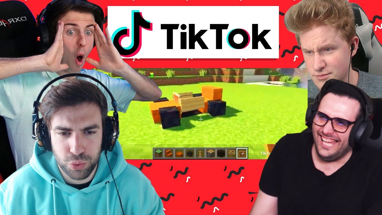 *PROBAMOS los TIK TOKS mas VIRALES de MINECRAFT*