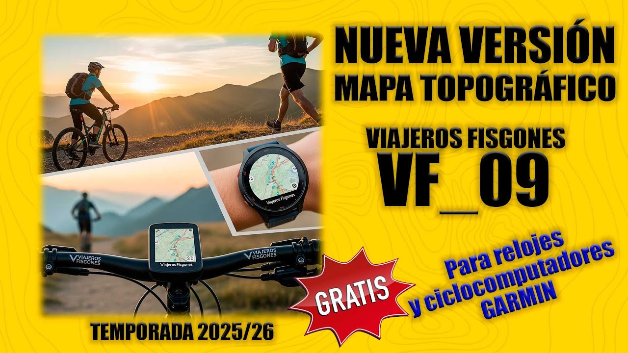 ¡NOVEDAD GPS GARMIN! 🤯 NUEVA VERSIÓN VF_09: El Mapa 🗺️ que lo Cambia TODO en la Montaña 🚵🏻
