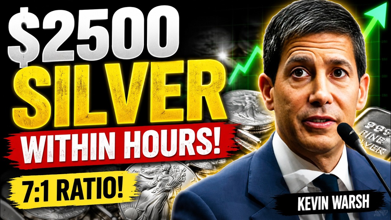 ALERT: GOLD TO SILVER RATIO COLLAPSING FAST? 7:1 SILVER REVALUATION EXPLAINED | KEVIN WARSH