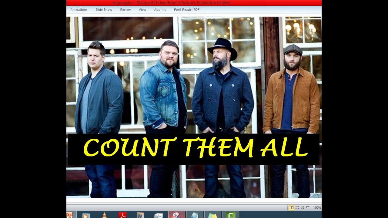 JJ Weeks Band - Count Them All (Lyrics)