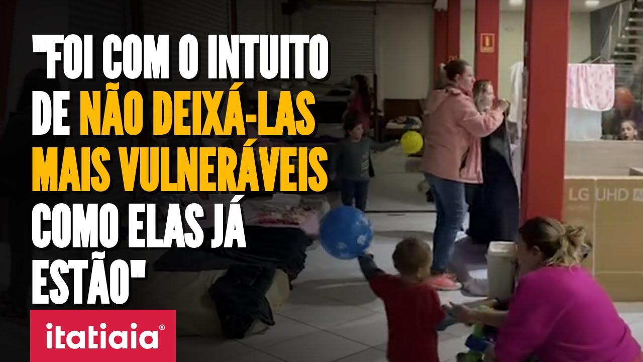 INSEGURANÇA EM ABRIGOS FAZ VOLUNTÁRIAS ABRIR UM ABRIGO SÓ PARA MULHERES EM CANOAS, NO RS