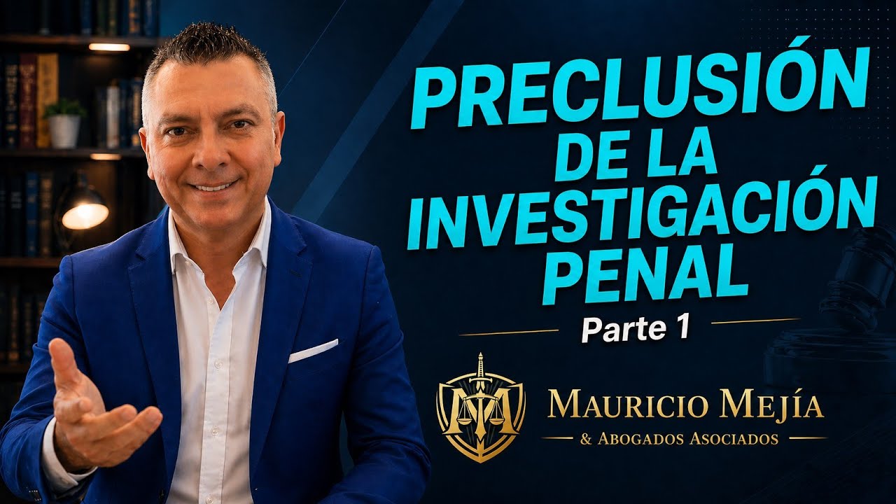 PRECLUSI&Oacute;N DE LA INVESTIGACI&Oacute;N EN MATERIA PENAL PARTE I