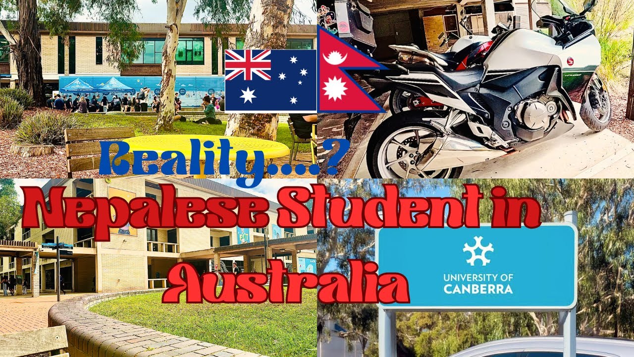Nepali Moto Vlog at University of Canberra | University of Canberra vlog | Nepalese Student | Harley