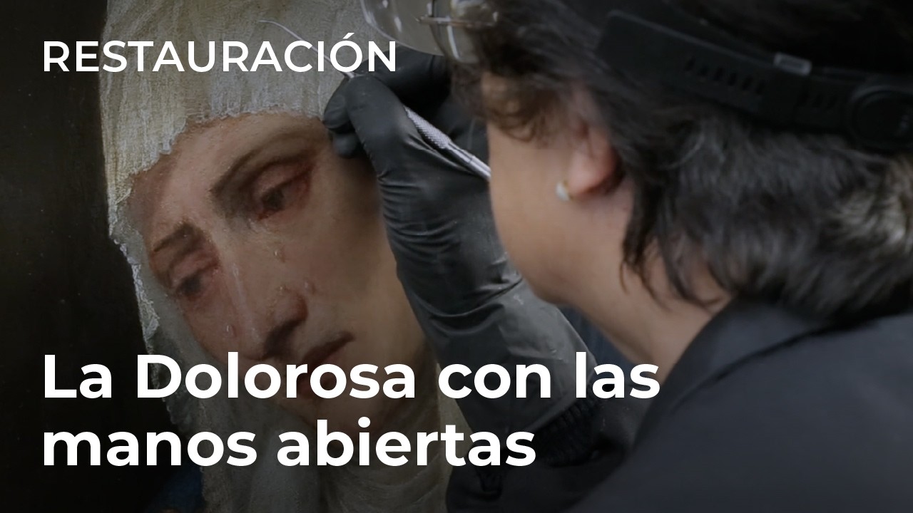 Restauración: La Dolorosa con las manos abiertas, de Tiziano