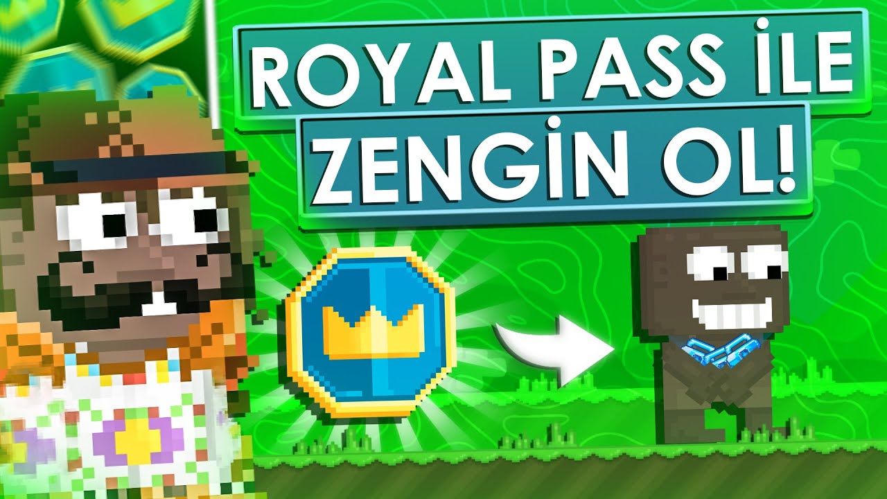 GROW PASS ile 40 DL KAZAN * 100 TL'ye GROW PASS ALMAK * ➤ Growtopia Türkçe