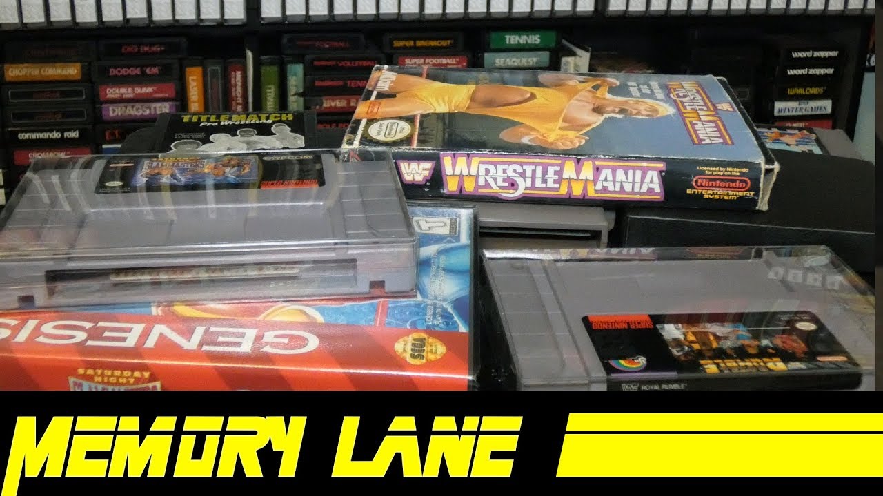 My Wrestling Video Game Collection (Memory Lane)