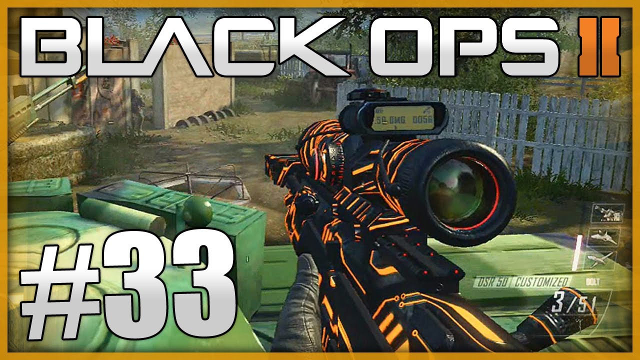 Black Ops 2 Live - "CHOPPED UP!" Team Deathmatch on Standoff - Cyborg DSR 50 Multiplayer Gameplay