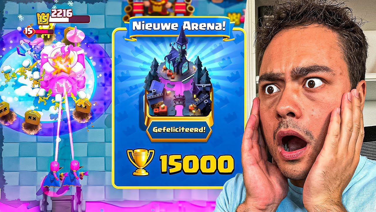 Ik Haalde 15.000 Trofee&euml;n op Clash Royale...