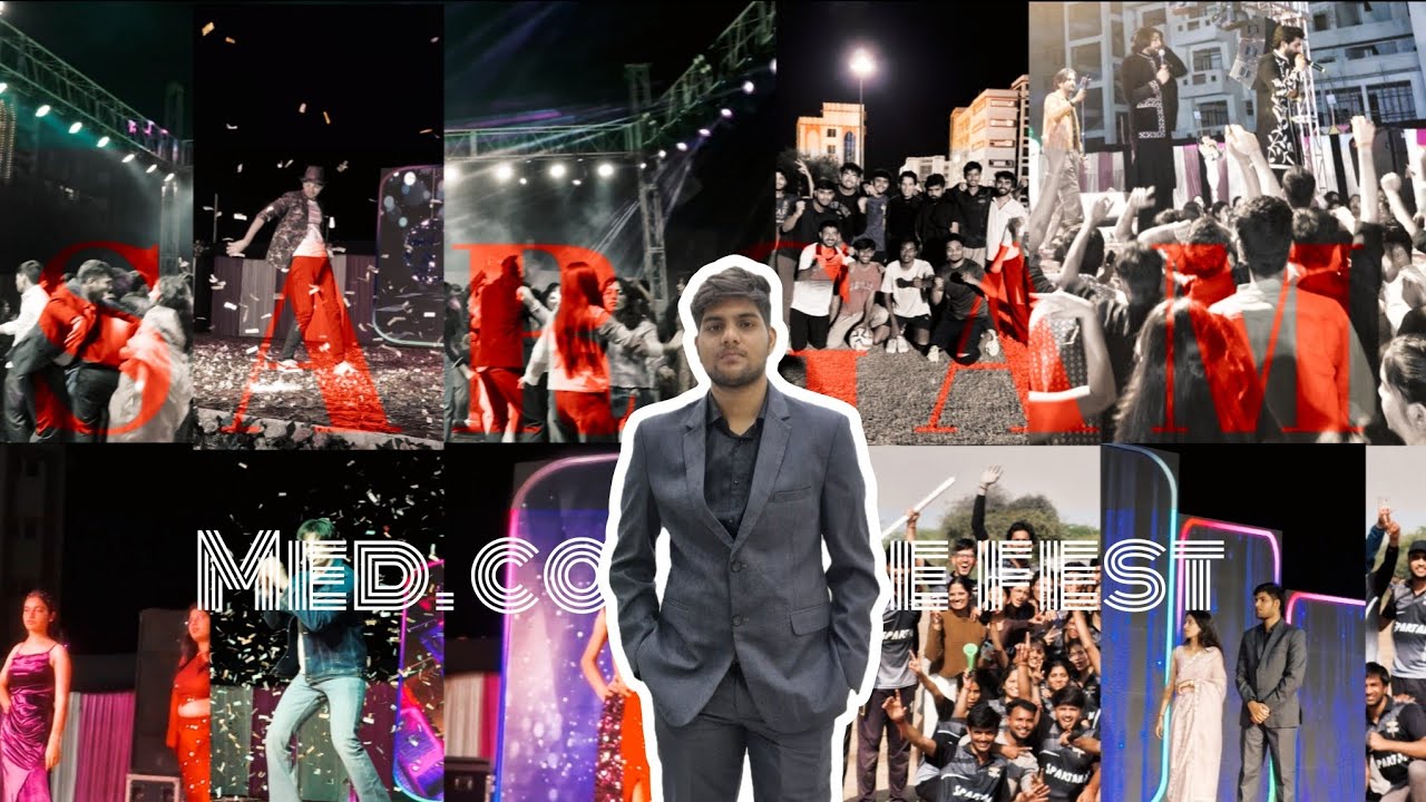 My first college fest experience - SARGAM 2025✨💥# gmc sirohi  (PART 1) 