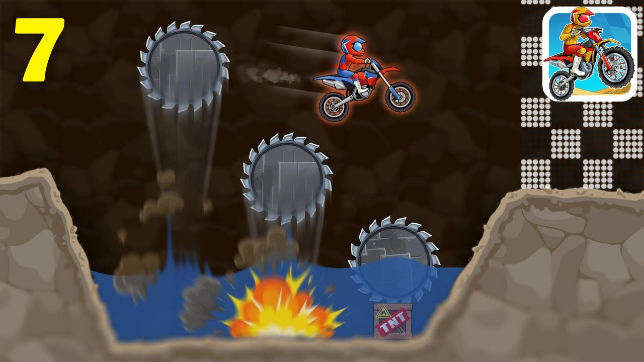 Top Moto Bike: X3M Racing Gameplay Walkthrough Part 7 Level 64-74 - All Levels (Android, iOS)