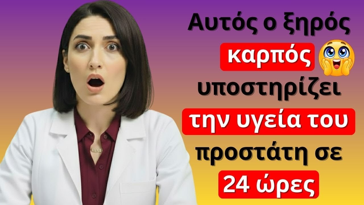 Μειώστε τη Διόγκωση του Προστάτη με Μόνο Ένα Καρύδι | Συμβουλές Δρ. Νερίτα