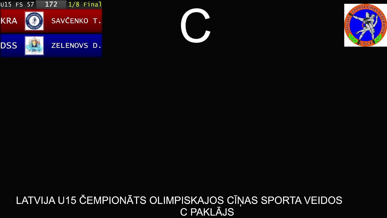 LATVIJAS ČEMPIONĀTS OLIMPISKAJOS CĪŅAS VEIDOS PIEAUGUŠAJIEM C PAKLĀJS 7.03.2026.