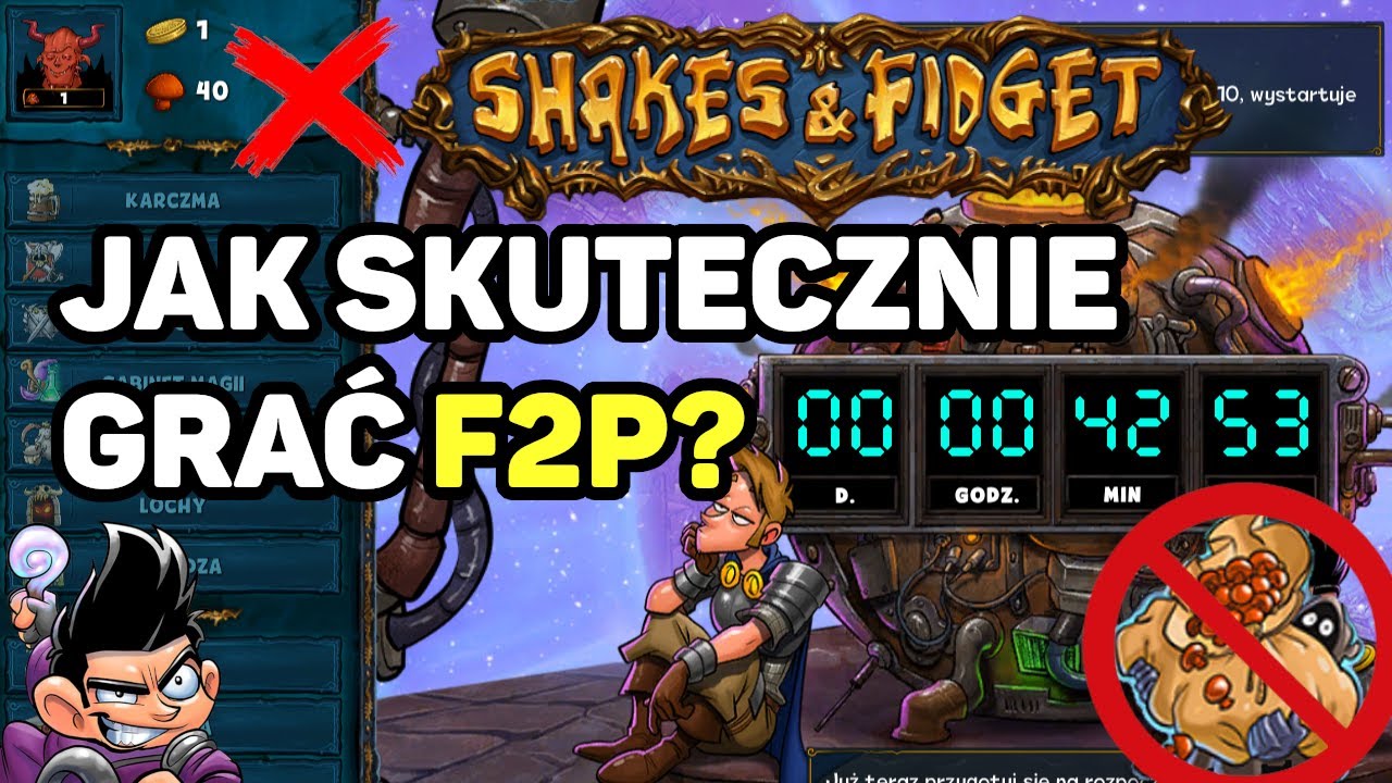 JAK GRAĆ F2P W SHAKES&FIDGET? 🍄❌