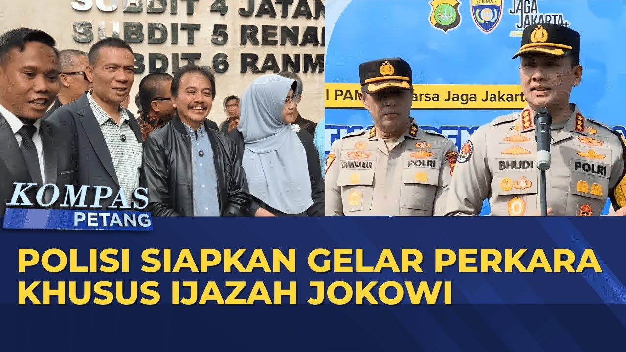 Polisi Persiapkan Gelar Perkara Khusus Ijazah Jokowi | KOMPAS PETANG