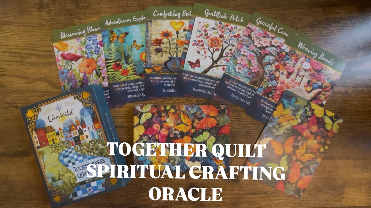 Togetherness Quilt Spiritual Crafting Oracle Deck | Full Flip Through