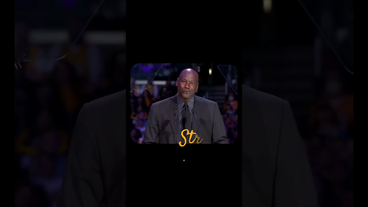 Michael Jordan's Great Speech! 