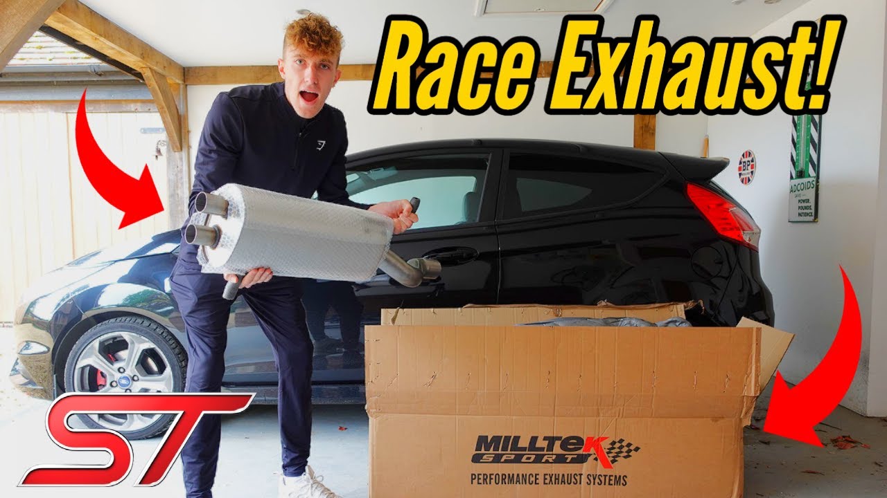 How to Install NEW EXHAUST For FIESTA ST!! (BEFORE & AFTER)