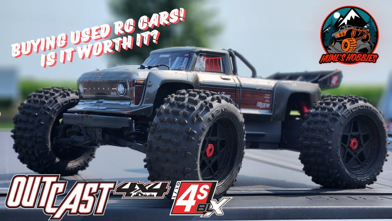 Arrma Outcast 4s 2.5 Overview and bash! Also lets talk buying used rc cars!