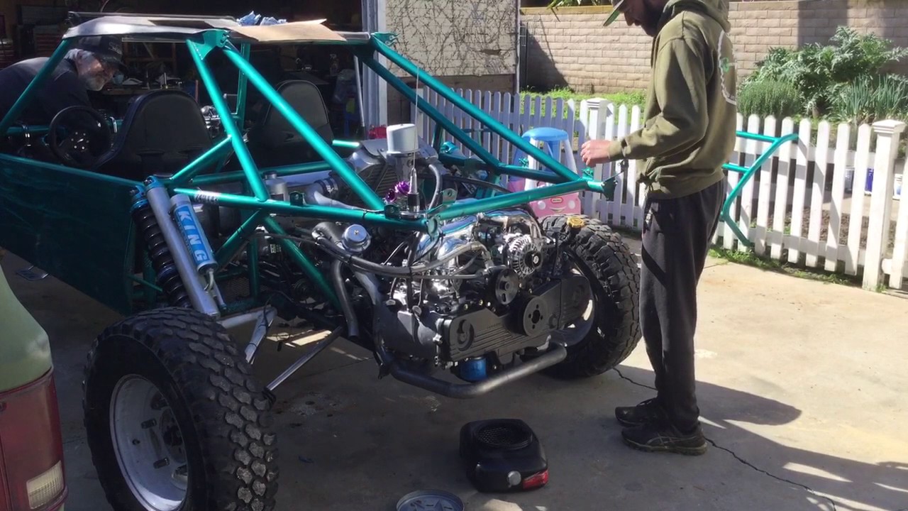 Subaru sand rail first start