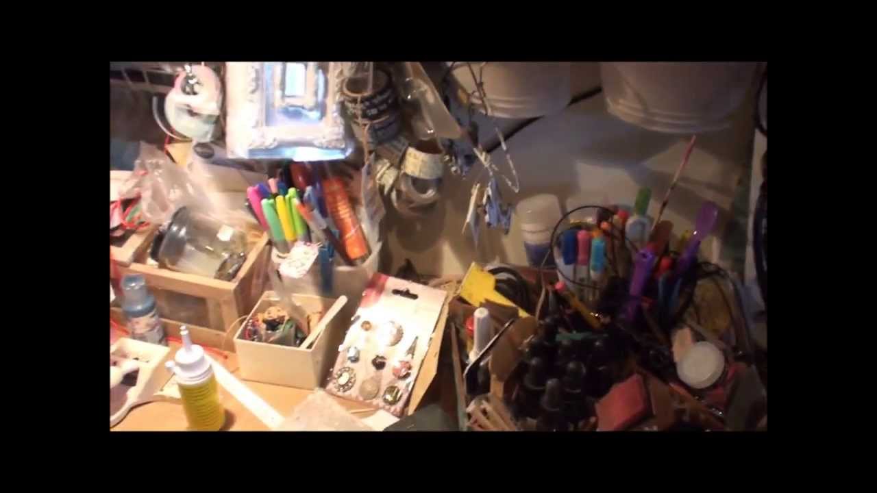 My craftroom, mess and inspiration.