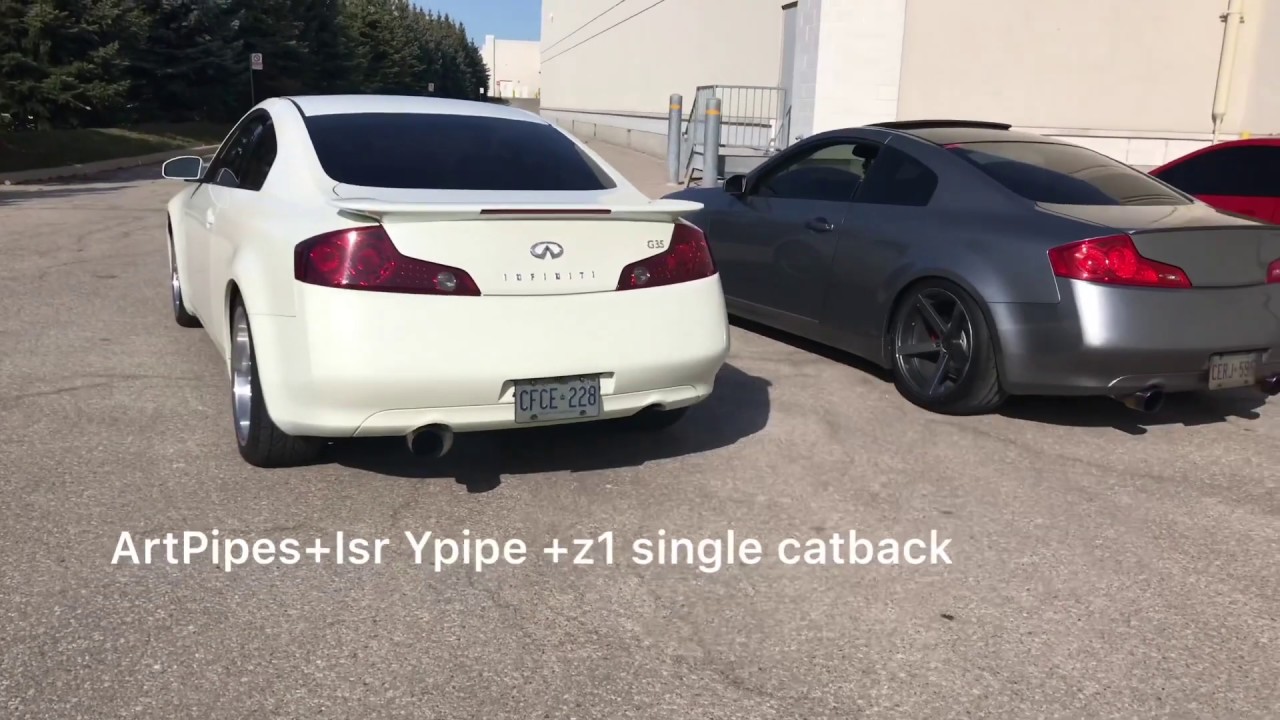 G35 MOTORDYNE VS Z1 VS TOMEI EXHAUST