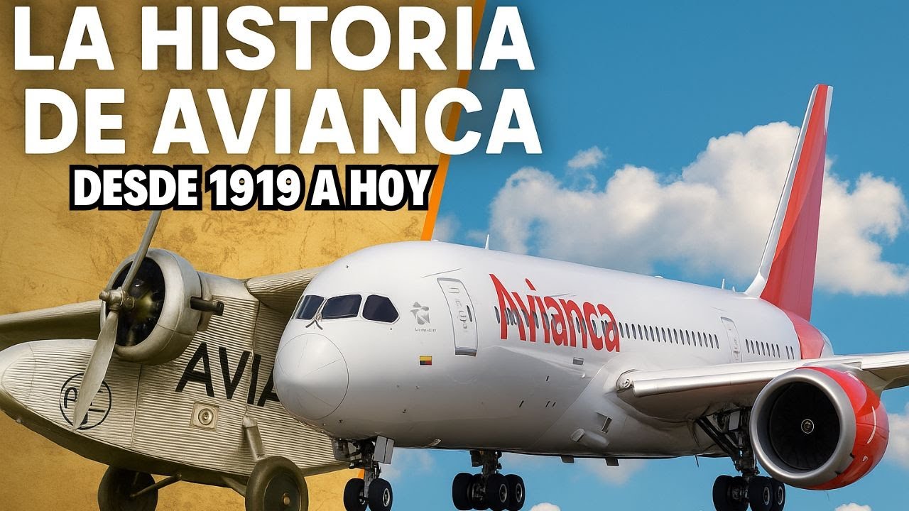 HISTORIA DE AVIANCA La AEROLINEA MÁS ANTIGUA de AMÉRICA en 10 Minutos