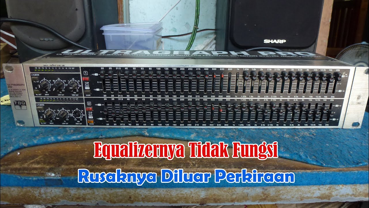 Servis Equalizer Behringer FBQ 3102 Rusak Equalizer Tidak Fungsi