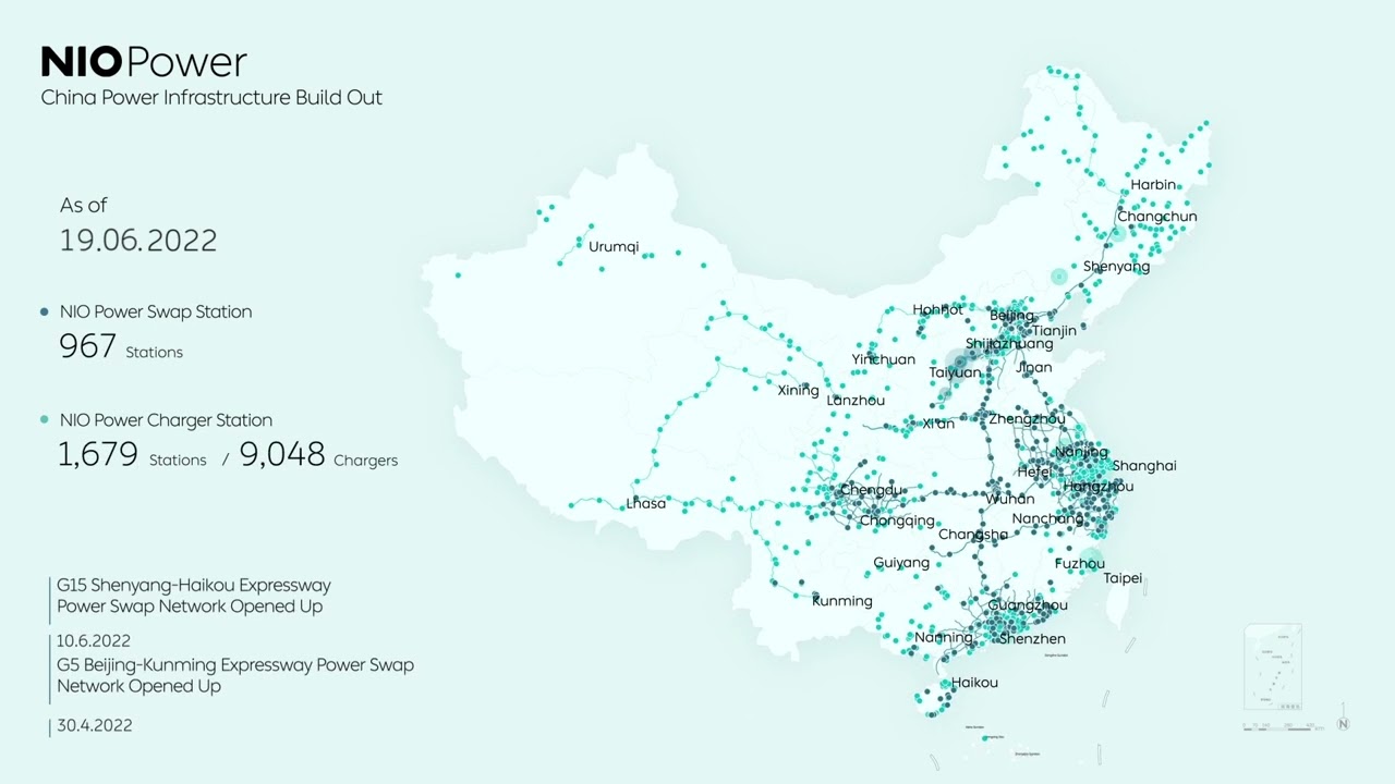 The 2,300th NIO Power Swap Station Up and Running