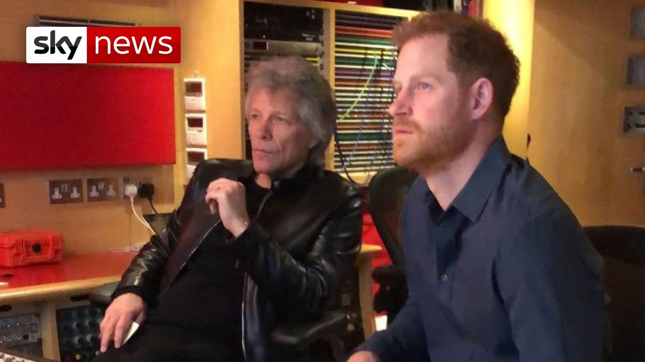 Prince Harry and Jon Bon Jovi record Abbey Road charity single