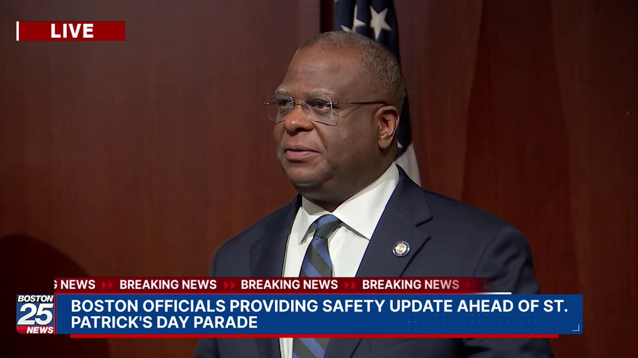 WATCH LIVE: Boston's top cop providing safety update ahead of St. Patrick's Day parade.