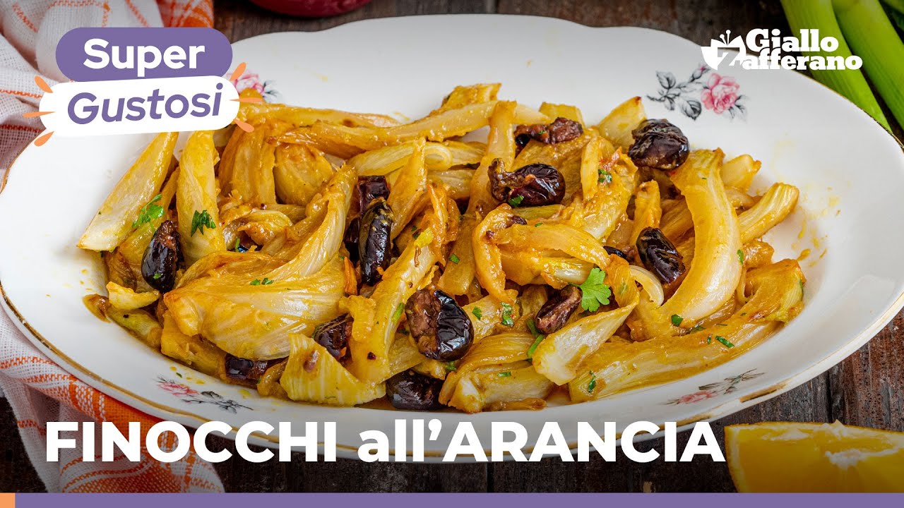 Жареный фенхель с апельсиновым соусом - Необычный и простой гарнир! 🍊🫒😋