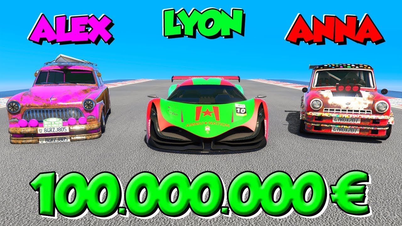 SFIDO I MIEI AMICI A CHI HA LE MACCHINE PIÙ COSTOSE SU GTA5!!!