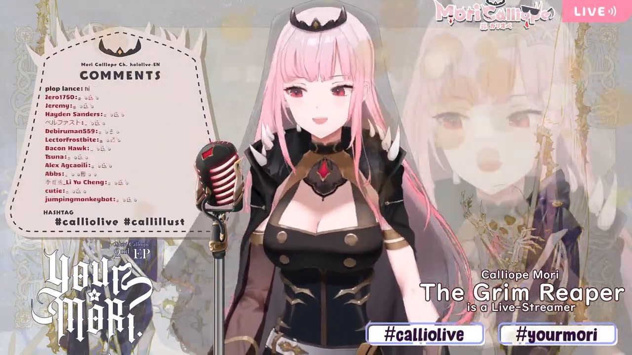 [THE GRIM REAPER IS A LIVE-STREAMER] Live Cover by Calliope Mori