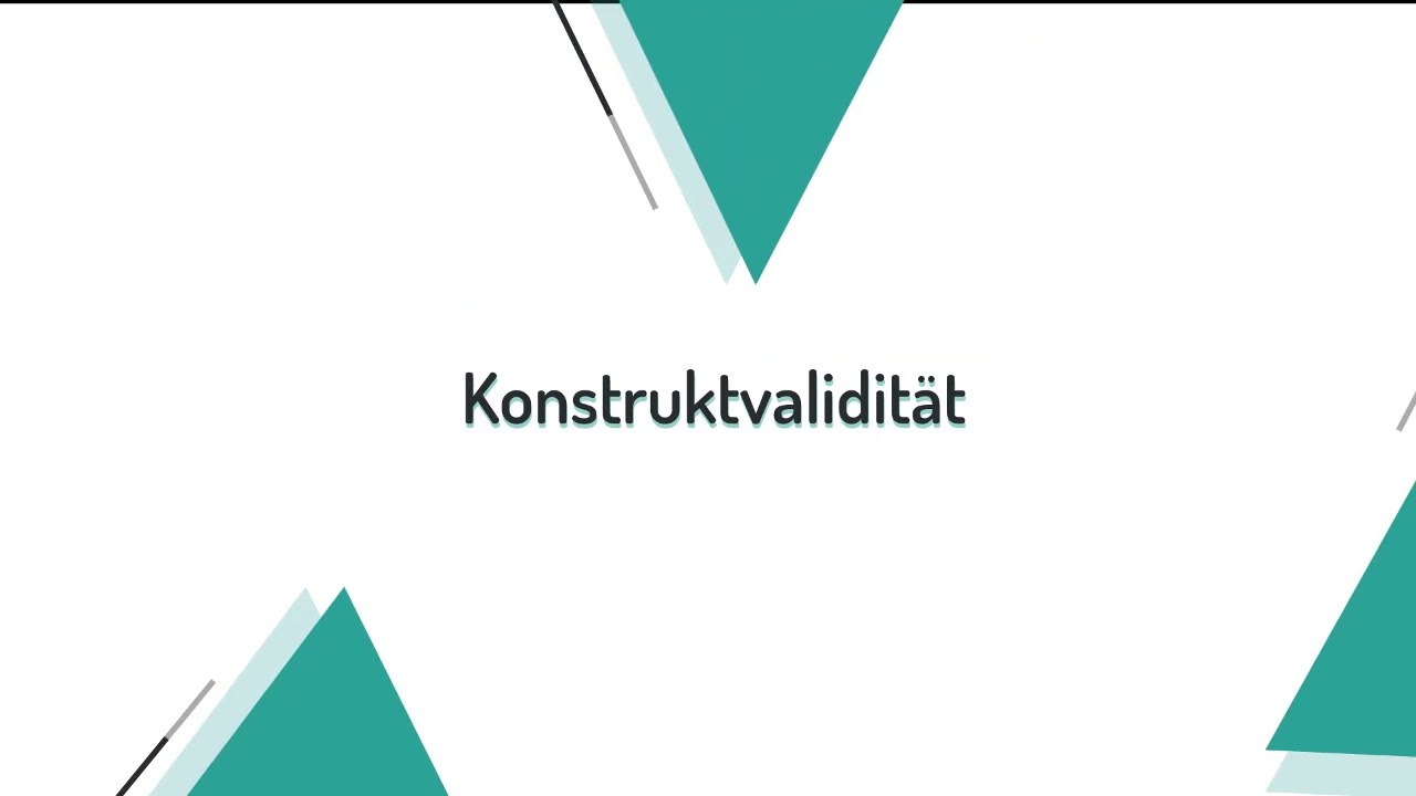 Validit&auml;t Lehrvideo