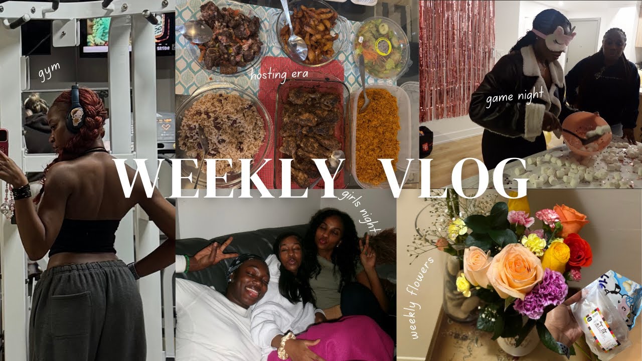 WEEKLY VLOG🤍 | Work week, Movie night, Birthday game night and more :)