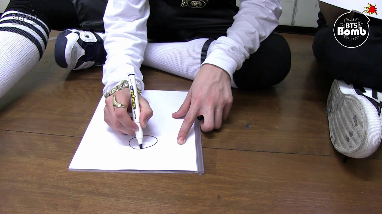 [BANGTAN BOMB] Jung kook is drawing 